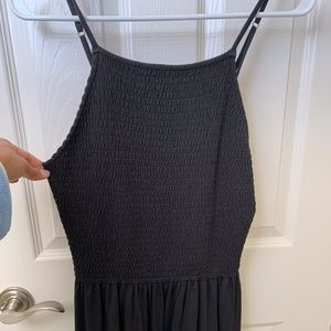 NWT Adjustable Black Romper